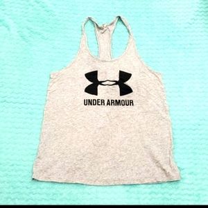 Gray Under Armour Heat Gear Tank Top